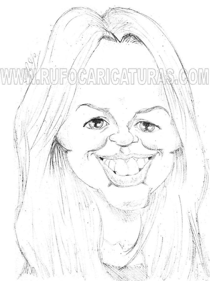 caricatura de AMANDA BYNES | © RUFO | caricaturas personalizadas para ...