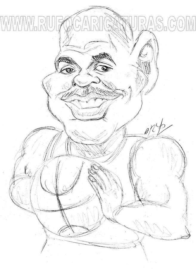 caricatura de LeBRON JAMES | © RUFO | caricaturas personalizadas para ...